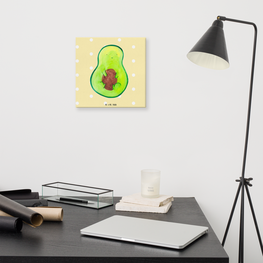 Leinwand Bild Avocado Kern Leinwand, Bild, Kunstdruck, Wanddeko, Dekoration, Avocado, Veggie, Vegan, Gesund, Avokado, Avocadokern, Kern, Pflanze, Spruch Leben