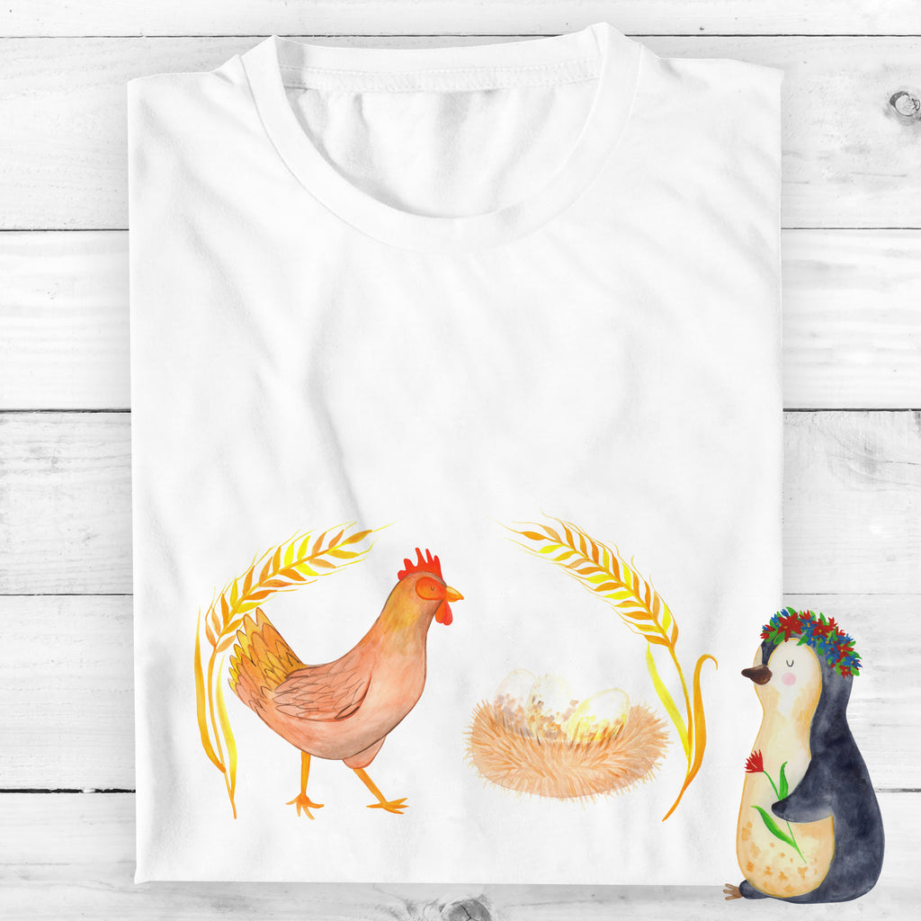 T-Shirt Standard Huhn stolz T-Shirt, Shirt, Tshirt, Lustiges T-Shirt, T-Shirt mit Spruch, Party, Junggesellenabschied, Jubiläum, Geburstag, Herrn, Damen, Männer, Frauen, Schlafshirt, Nachthemd, Sprüche, Bauernhof, Hoftiere, Landwirt, Landwirtin, Hahn, Henne, Hühner, Eier, Hof, Landleben, Motivation, Geburt, Magie, Spruch, Schwangerschaft