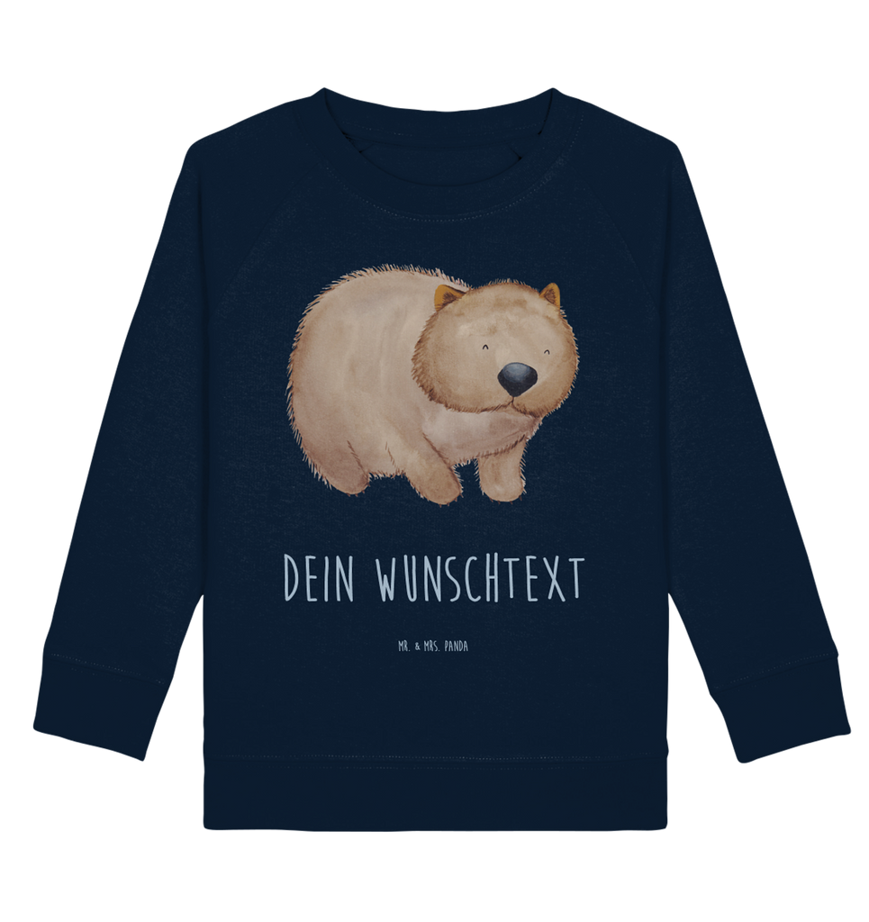 Personalisierter Kinder Pullover Wombat Personalisierter Kinder Pullover, Personalisiertes Kinder Sweatshirt, Jungen, Mädchen, Tiermotive, Gute Laune, lustige Sprüche, Tiere, Wombat, Das Leben ist schön, Motivation, Spruch, Australien