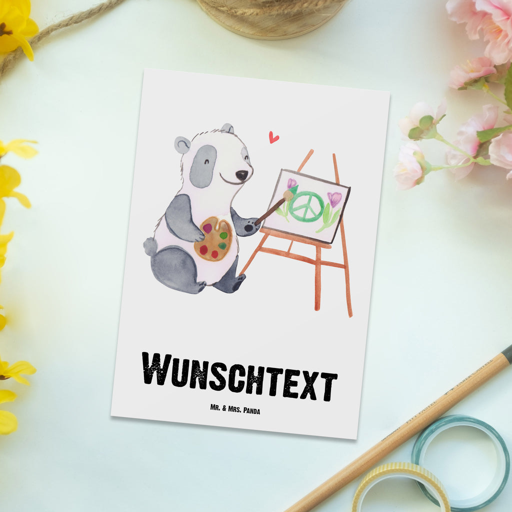 Personalisierte Postkarte Künstler mit Herz Postkarte mit Namen, Postkarte bedrucken, Postkarte mit Wunschtext, Postkarte personalisierbar, Geschenkkarte mit Namen, Grußkarte mit Namen, Karte mit Namen, Einladung mit Namen, Ansichtskarte mit Namen, Geschenkkarte mit Wunschtext, Grußkarte mit Wunschtext, Karte mit Wunschtext, Einladung mit Wunschtext, Ansichtskarte mit Wunschtext, Beruf, Ausbildung, Jubiläum, Abschied, Rente, Kollege, Kollegin, Geschenk, Schenken, Arbeitskollege, Mitarbeiter, Firma, Danke, Dankeschön, Künstler, Maler, Kunstmaler, Galerie Eröffnung, Kunstschule