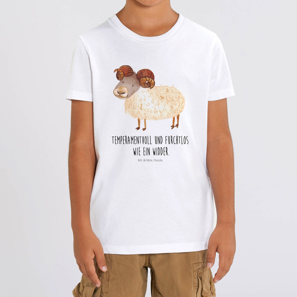 Organic Kinder T-Shirt Sternzeichen Widder Kinder T-Shirt, Kinder T-Shirt Mädchen, Kinder T-Shirt Jungen, Tierkreiszeichen, Sternzeichen, Horoskop, Astrologie, Aszendent, Widder Geschenk, Widder Sternzeichen, Geschenk März, Geschenk April, Geburtstag März, Geburtstag April, Bock, Schafbock