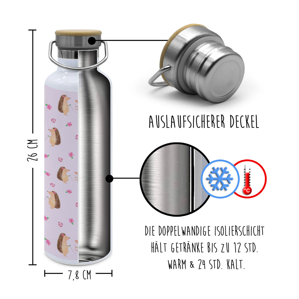 Trinkflasche Igel Seilhüpfen Muster Thermosflasche, Isolierflasche, Edelstahl, Trinkflasche, isoliert, Wamrhaltefunktion, Sportflasche, Flasche zum Sport, Sportlerflasche, Tiermotive, Gute Laune, lustige Sprüche, Tiere, Igel, Maus, Seilspringen, Seilhüpfen, Kinder, Kindergarten