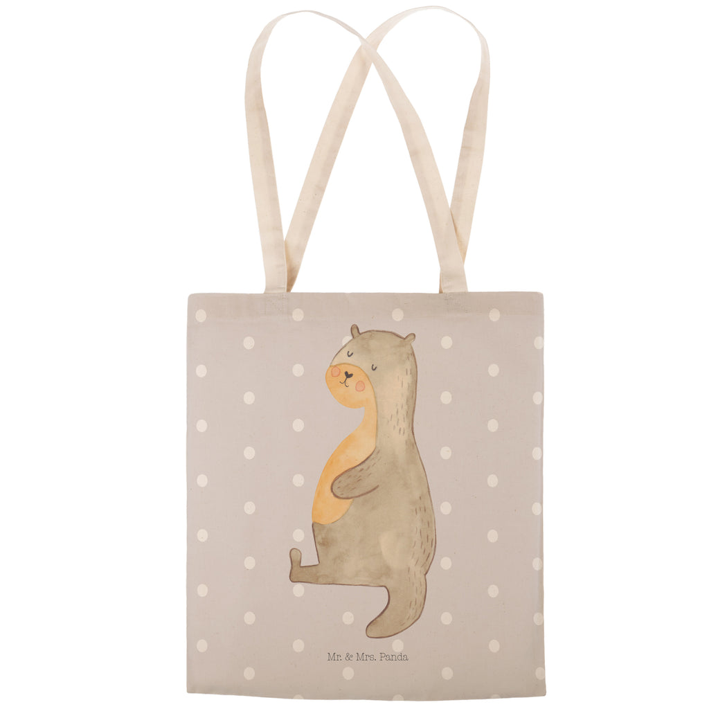 Einkaufstasche Otter Bauch Tragetasche, Tasche, Beutel, Stofftasche, Baumwolltasche, Umhängetasche, Shopper, Einkaufstasche, Beuteltasche, Otter, Fischotter, Seeotter, Otter Seeotter See Otter