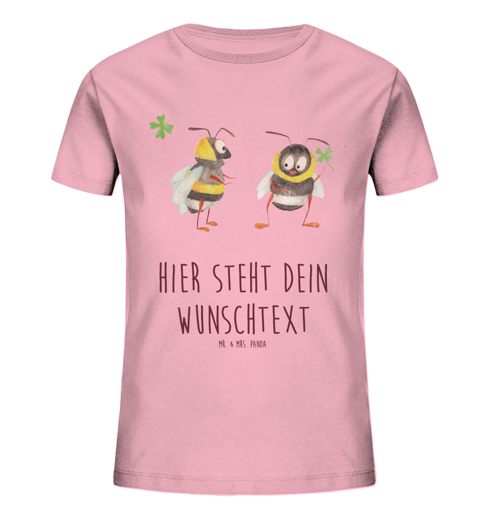 Personalisiertes Kinder T-Shirt Hummeln Kleeblatt Personalisiertes Kinder T-Shirt, Tiermotive, Gute Laune, lustige Sprüche, Tiere, Hummel, Biene, Spruch positiv, Biene Deko, Spruch schön, glücklich sein, glücklich werden, Spruch fröhlich