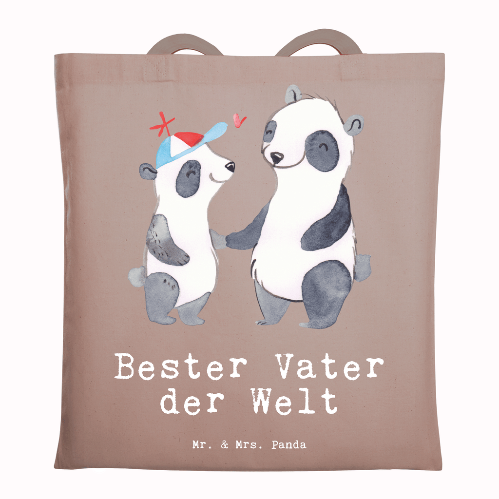 Tragetasche Panda Bester Vater der Welt Beuteltasche, Beutel, Einkaufstasche, Jutebeutel, Stoffbeutel, Tasche, Shopper, Umhängetasche, Strandtasche, Schultertasche, Stofftasche, Tragetasche, Badetasche, Jutetasche, Einkaufstüte, Laptoptasche, für, Dankeschön, Geschenk, Schenken, Geburtstag, Geburtstagsgeschenk, Geschenkidee, Danke, Bedanken, Mitbringsel, Freude machen, Geschenktipp, Vater, Papa, Dad, Daddy, Paps, Papi, Vati, Eltern, Geschenk Vater, Mann, Familie, Bester, Kleinigkeit