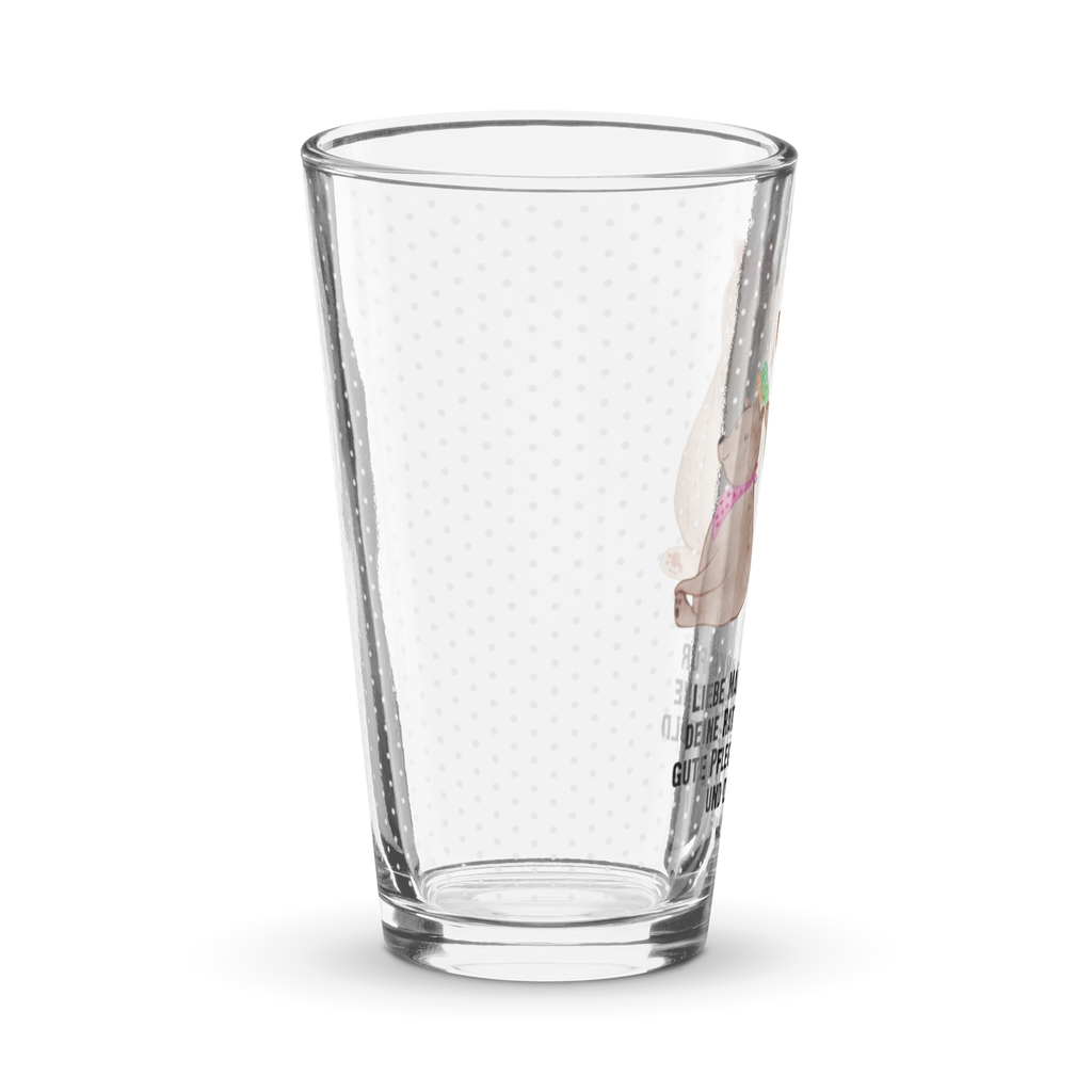 Premium Trinkglas Bär mit Kind Trinkglas, Glas, Pint Glas, Bierglas, Cocktail Glas, Wasserglas, Familie, Vatertag, Muttertag, Bruder, Schwester, Mama, Papa, Oma, Opa, Geschenk, Mutti, Mutter