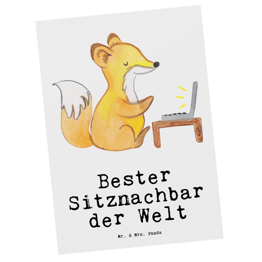 Postkarte Fuchs Bester Sitznachbar der Welt Postkarte, Karte, Geschenkkarte, Grußkarte, Einladung, Ansichtskarte, Geburtstagskarte, Einladungskarte, Dankeskarte, Ansichtskarten, Einladung Geburtstag, Einladungskarten Geburtstag, für, Dankeschön, Geschenk, Schenken, Geburtstag, Geburtstagsgeschenk, Geschenkidee, Danke, Bedanken, Mitbringsel, Freude machen, Geschenktipp, Sitznachbar, Stuhlnachbar, Nachbar, Uni, Universität, Seminar, Kommilitone, Tischnachbar, Schule, Mitschüler, Mitstudent, Hochschule