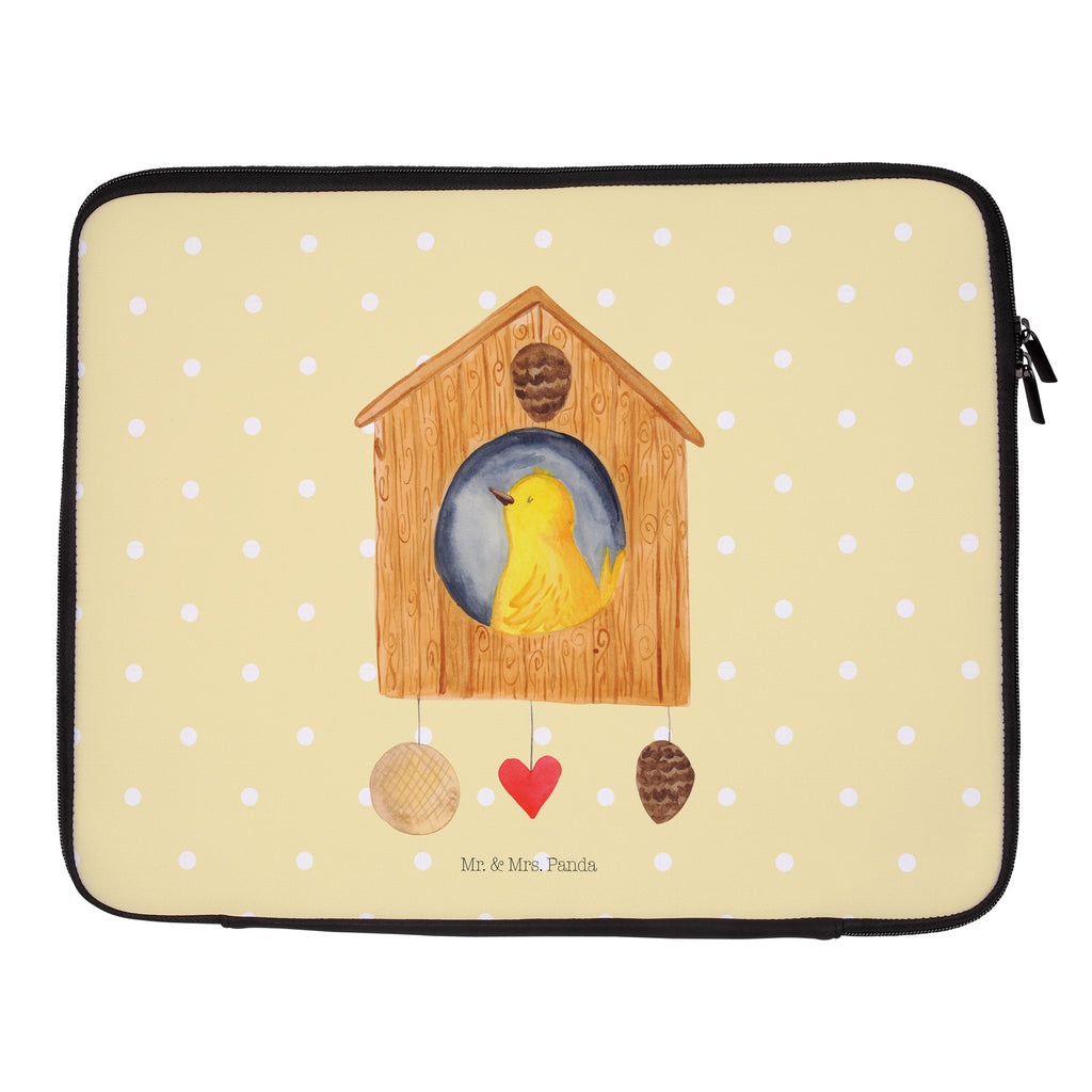 Notebook Tasche Vogelhaus Notebook Tasche, Laptop, Computertasche, Tasche, Notebook-Tasche, Notebook-Reisehülle, Notebook Schutz, Tiermotive, Gute Laune, lustige Sprüche, Tiere, Vogel, Vögel, Vogelhaus, Vogelhäuschen, Home sweet home, Zuhause, Nest, Eigenheim, Familie, Wohnung, Haus, unser Haus, Lieblingsort, Castle