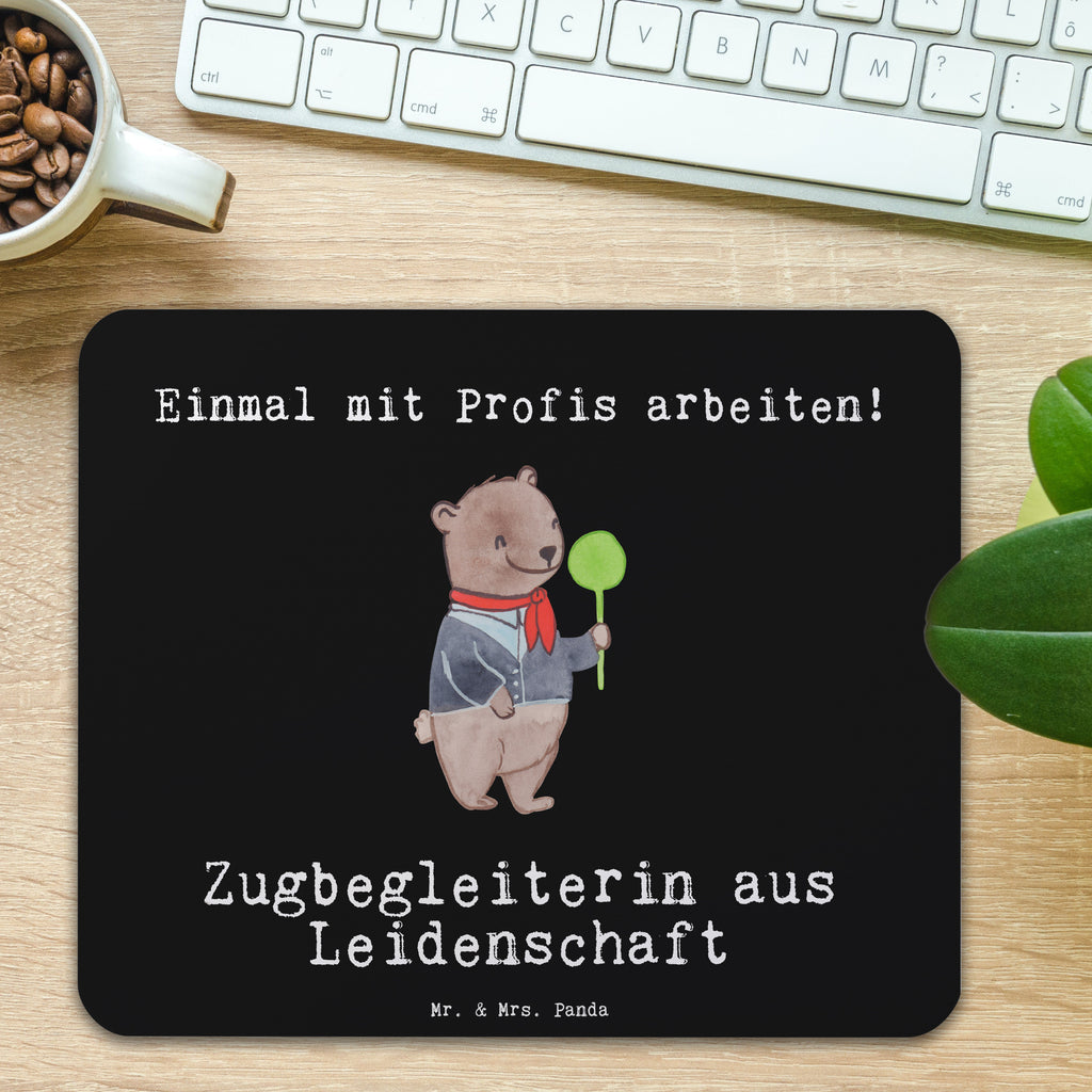 Mauspad Zugbegleiterin aus Leidenschaft Mousepad, Computer zubehör, Büroausstattung, PC Zubehör, Arbeitszimmer, Mauspad, Einzigartiges Mauspad, Designer Mauspad, Mausunterlage, Mauspad Büro, Beruf, Ausbildung, Jubiläum, Abschied, Rente, Kollege, Kollegin, Geschenk, Schenken, Arbeitskollege, Mitarbeiter, Firma, Danke, Dankeschön