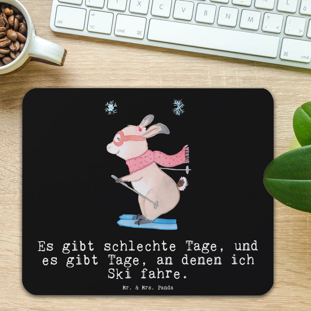 Mauspad Bär Skifahren Tage Mousepad, Computer zubehör, Büroausstattung, PC Zubehör, Arbeitszimmer, Mauspad, Einzigartiges Mauspad, Designer Mauspad, Mausunterlage, Mauspad Büro, Geschenk, Sport, Sportart, Hobby, Schenken, Danke, Dankeschön, Auszeichnung, Gewinn, Sportler, Ski fahren, Skifahren, Skisport, Skiwettbewerb, Skirennen