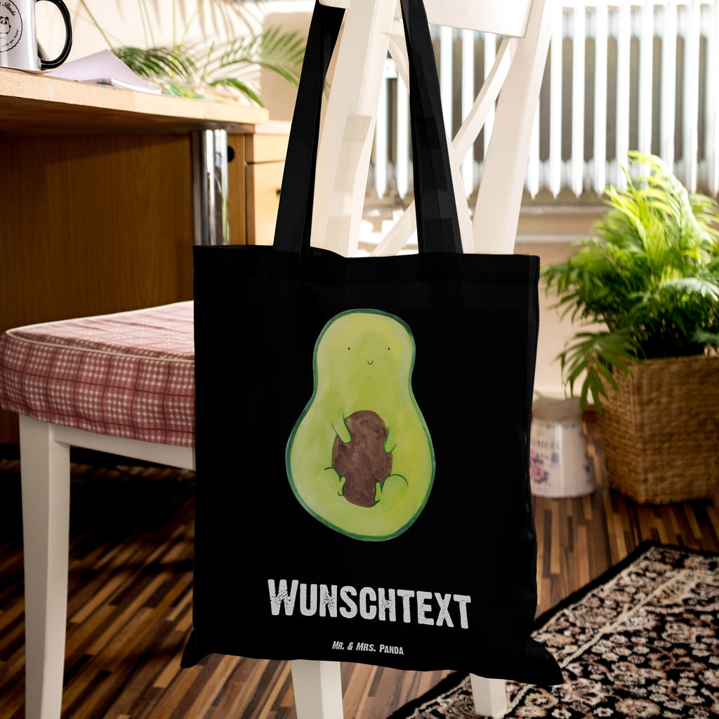 Personalisierte Tragetasche Avocado mit Kern Personalisierte Beuteltasche, Personalisierter Beutel, Personalisierte Einkaufstasche, Personalisierter Jutebeutel, Personalisierter Stoffbeutel, Tragetasche mit Namen, Einkaufstasche mit Namen, Stoffbeutel mit Namen, Personalisierte Tasche, Personalisierte Jutetasche, Personalisierte Kindergartentasche, Avocado, Veggie, Vegan, Gesund, Avokado, Avocadokern, Kern, Pflanze, Spruch Leben