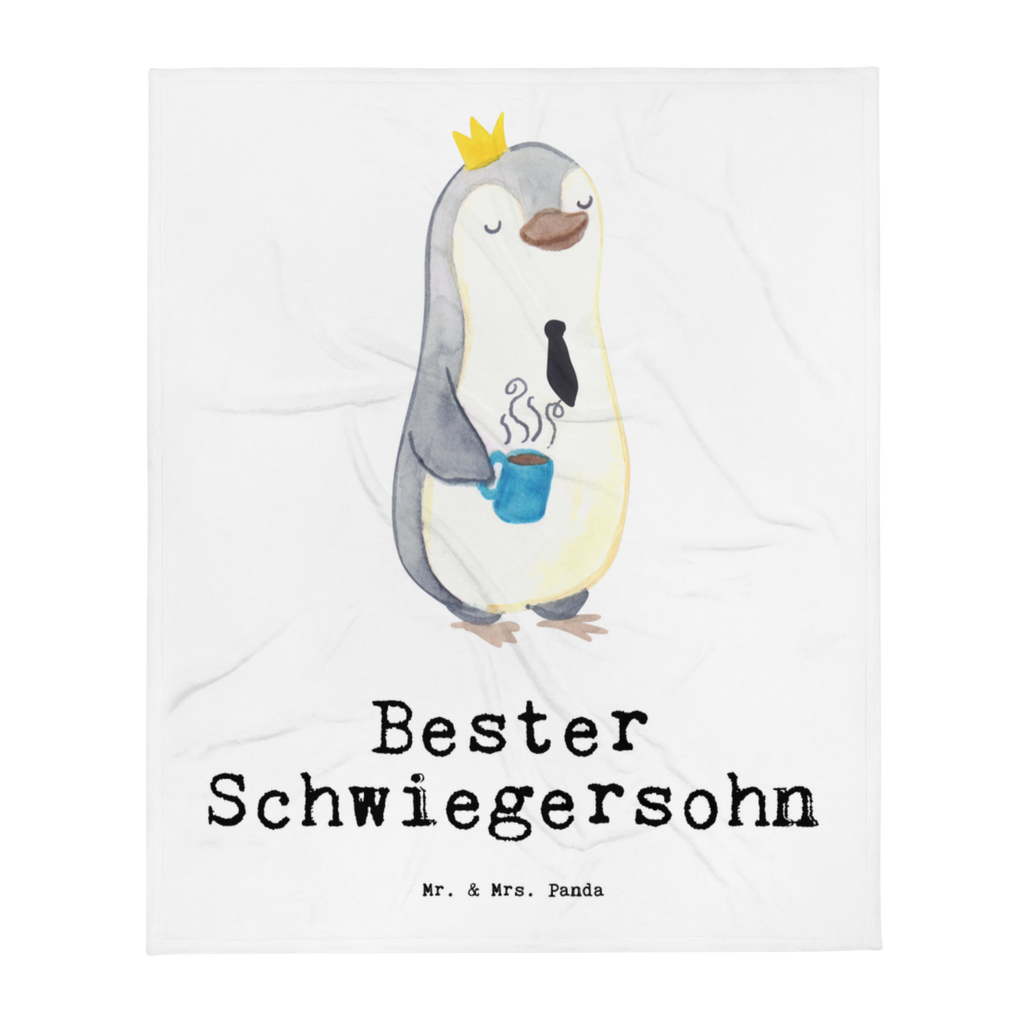 Kuscheldecke Pinguin Bester Schwiegersohn Decke, Wohndecke, Tagesdecke, Wolldecke, Sofadecke, für, Dankeschön, Geschenk, Schenken, Geburtstag, Geburtstagsgeschenk, Geschenkidee, Danke, Bedanken, Mitbringsel, Freude machen, Geschenktipp, Schwiegersohn, Tochter, Ehefrau des Sohns, Frau, angeheiratet, Hochzeit, Heirat