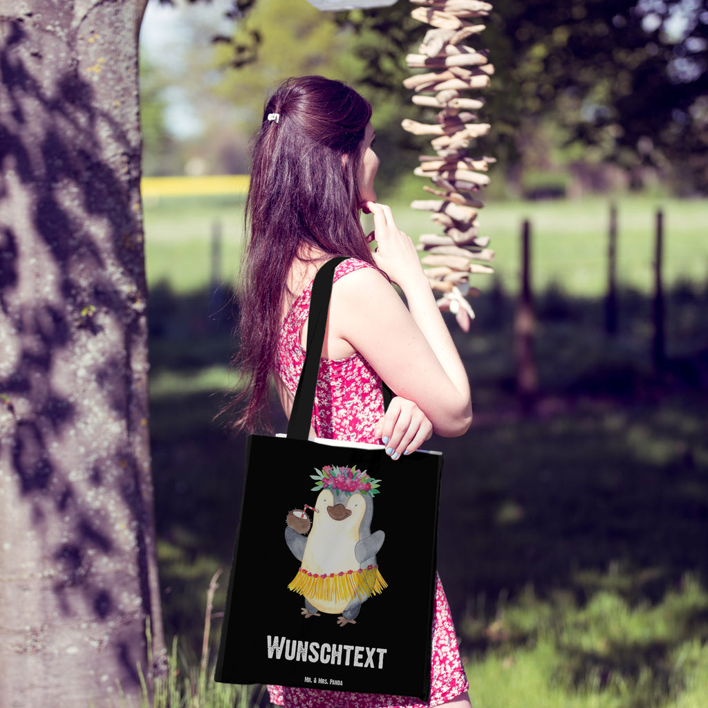 Personalisierte Tragetasche Pinguin Kokosnuss Personalisierte Beuteltasche, Personalisierter Beutel, Personalisierte Einkaufstasche, Personalisierter Jutebeutel, Personalisierter Stoffbeutel, Tragetasche mit Namen, Einkaufstasche mit Namen, Stoffbeutel mit Namen, Personalisierte Tasche, Personalisierte Jutetasche, Personalisierte Kindergartentasche, Pinguin, Aloha, Hawaii, Urlaub, Kokosnuss, Pinguine