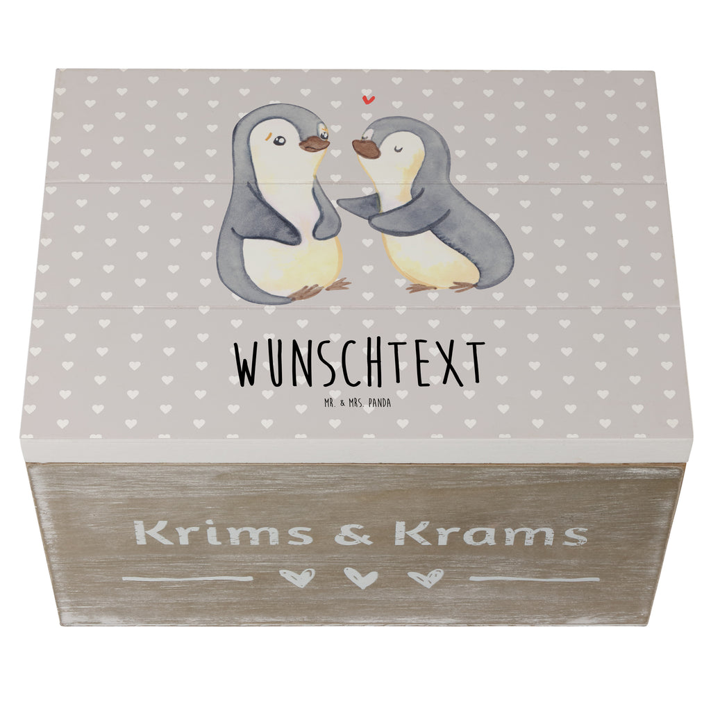 Personalisierte Holzkiste Pinguine trösten Holzkiste mit Namen, Kiste mit Namen, Schatzkiste mit Namen, Truhe mit Namen, Schatulle mit Namen, Erinnerungsbox mit Namen, Erinnerungskiste, mit Namen, Dekokiste mit Namen, Aufbewahrungsbox mit Namen, Holzkiste Personalisiert, Kiste Personalisiert, Schatzkiste Personalisiert, Truhe Personalisiert, Schatulle Personalisiert, Erinnerungsbox Personalisiert, Erinnerungskiste Personalisiert, Dekokiste Personalisiert, Aufbewahrungsbox Personalisiert, Geschenkbox personalisiert, GEschenkdose personalisiert, Liebe, Partner, Freund, Freundin, Ehemann, Ehefrau, Heiraten, Verlobung, Heiratsantrag, Liebesgeschenk, Jahrestag, Hocheitstag, Valentinstag, Geschenk für Frauen, Hochzeitstag, Mitbringsel, Geschenk für Freundin, Geschenk für Partner, Liebesbeweis, für Männer, für Ehemann