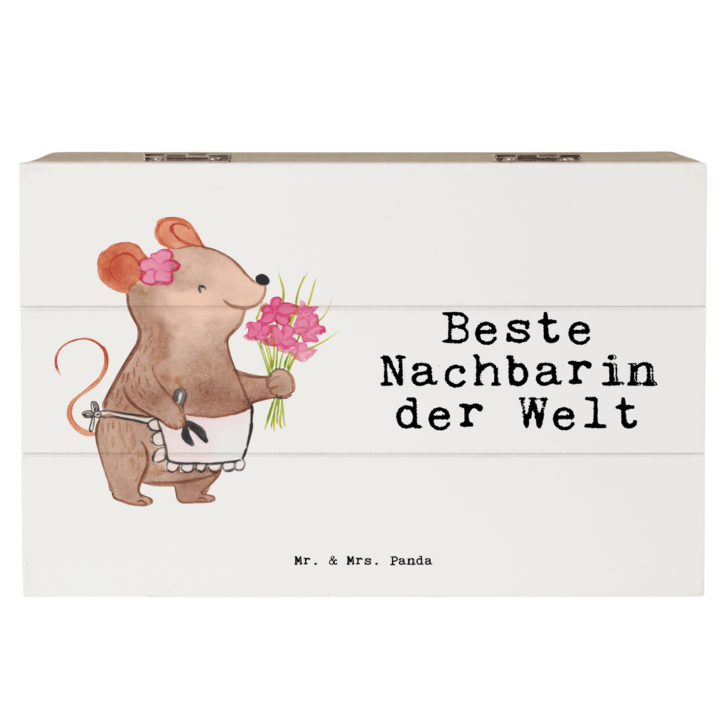 Holzkiste Maus Beste Nachbarin der Welt Holzkiste, Kiste, Schatzkiste, Truhe, Schatulle, XXL, Erinnerungsbox, Erinnerungskiste, Dekokiste, Aufbewahrungsbox, Geschenkbox, Geschenkdose, für, Dankeschön, Geschenk, Schenken, Geburtstag, Geburtstagsgeschenk, Geschenkidee, Danke, Bedanken, Mitbringsel, Freude machen, Geschenktipp, Nachbarin, Nachbarn, Nachbarschaft, Freundin, Angrenzer, Anwohnerin, Bewohnerin, Freundschaft