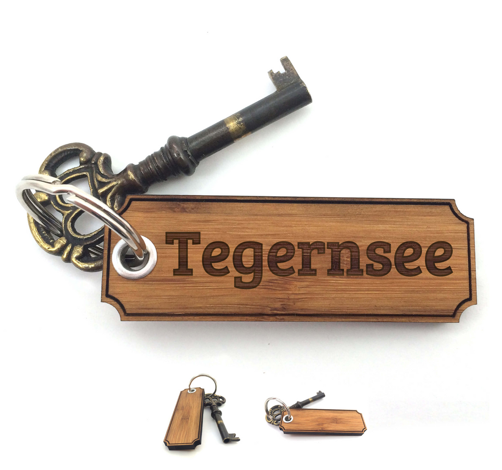 Schlüsselanhänger Classic Gravur Tegernsee Schlüsselanhänger, Anhänger, Taschenanhänger, Glücksbringer, Schlüsselbund, Schlüsselanhänger Holz, Schlüsselanhänger aus Holz, Holz Schlüsselanhänger, Holzschlüsselanhänger, Geschenke, Schenken, Gravur