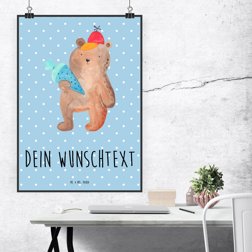 Personalisiertes Poster Bär mit Schultüte Personalisiertes Poster, Personalisiertes Wandposter, Personalisiertes Bild, Personalisierte Wanddeko, Personalisiertes Küchenposter, Personalisiertes Kinderposter, Personalisierte Wanddeko Bild, Personalisierte Raumdekoration, Personalisierte Wanddekoration, Personalisiertes Handgemaltes Poster, Personalisiertes Designposter, Personalisierter Kunstdruck, Personalisierter Posterdruck, Poster mit Namen, Wandposter mit Namen, Bild mit Namen, Wanddeko mit Namen, Küchenposter mit Namen, Kinderposter mit Namen, Wanddeko Bild mit Namen, Raumdekoration mit Namen, Wanddekoration mit Namen, Kunstdruck mit Namen, Posterdruck mit Namen, Wunschtext Poster, Poster selbst gestalten., Bär, Teddy, Teddybär, Bär Motiv, Schultüte, Erster Schultag Geschenk, Einschulung Geschenk, Schule Geschenk, Grundschule, Schulanfang, Schulbeginn