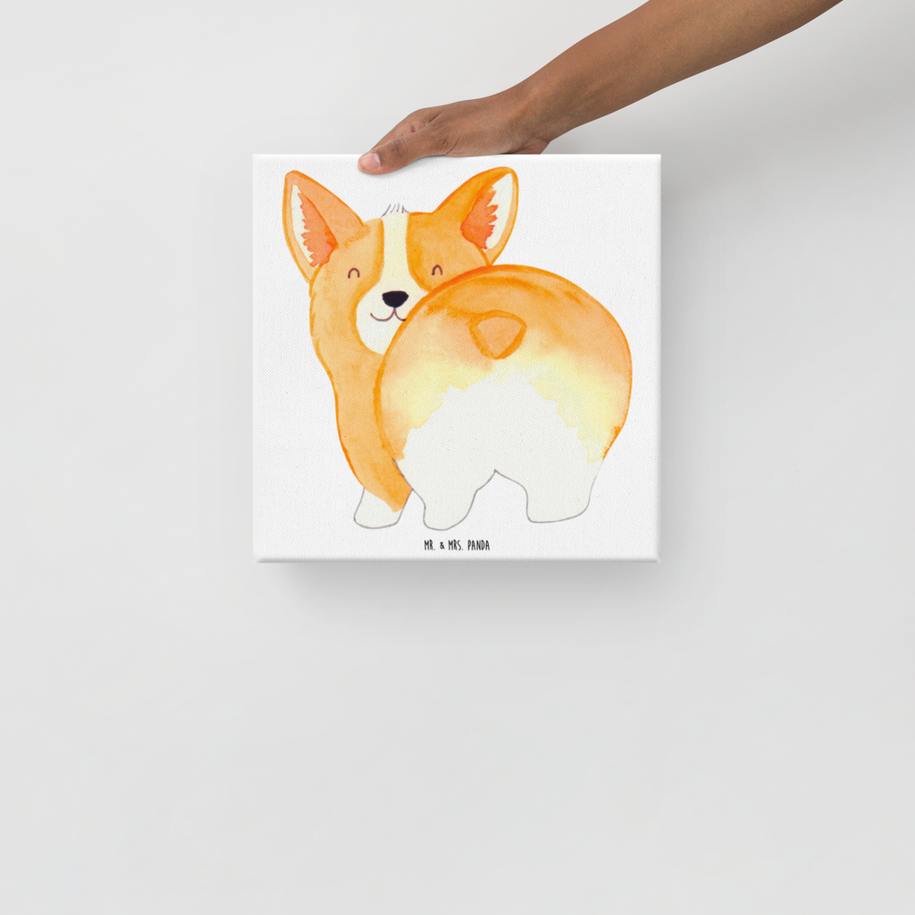 Leinwand Bild Corgi Po Leinwand, Bild, Kunstdruck, Wanddeko, Dekoration, Hund, Hundemotiv, Haustier, Hunderasse, Tierliebhaber, Hundebesitzer, Sprüche, Corgie, Hundeliebe, Motivation, Selbstliebe, Spruch