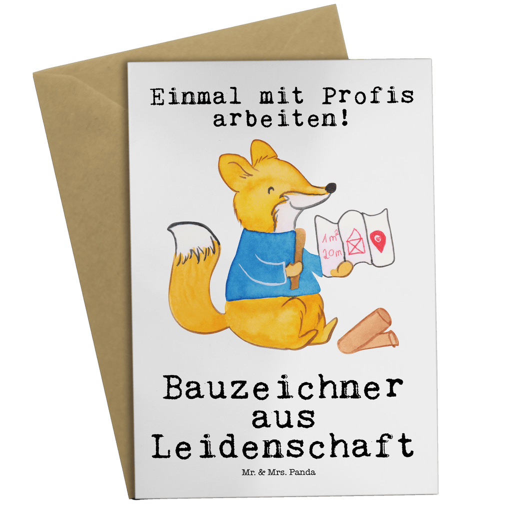 Grußkarte Bauzeichner aus Leidenschaft Grußkarte, Klappkarte, Einladungskarte, Glückwunschkarte, Hochzeitskarte, Geburtstagskarte, Karte, Ansichtskarten, Beruf, Ausbildung, Jubiläum, Abschied, Rente, Kollege, Kollegin, Geschenk, Schenken, Arbeitskollege, Mitarbeiter, Firma, Danke, Dankeschön