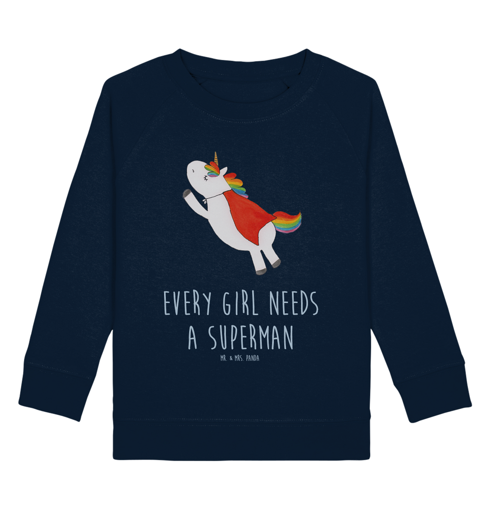 Organic Kinder Pullover Einhorn Super Kinder Pullover, Kinder Sweatshirt, Jungen, Mädchen, Einhorn, Einhörner, Einhorn Deko, Pegasus, Unicorn, Traummann, Superheld, Held, Freundin, Geschenk, Girl