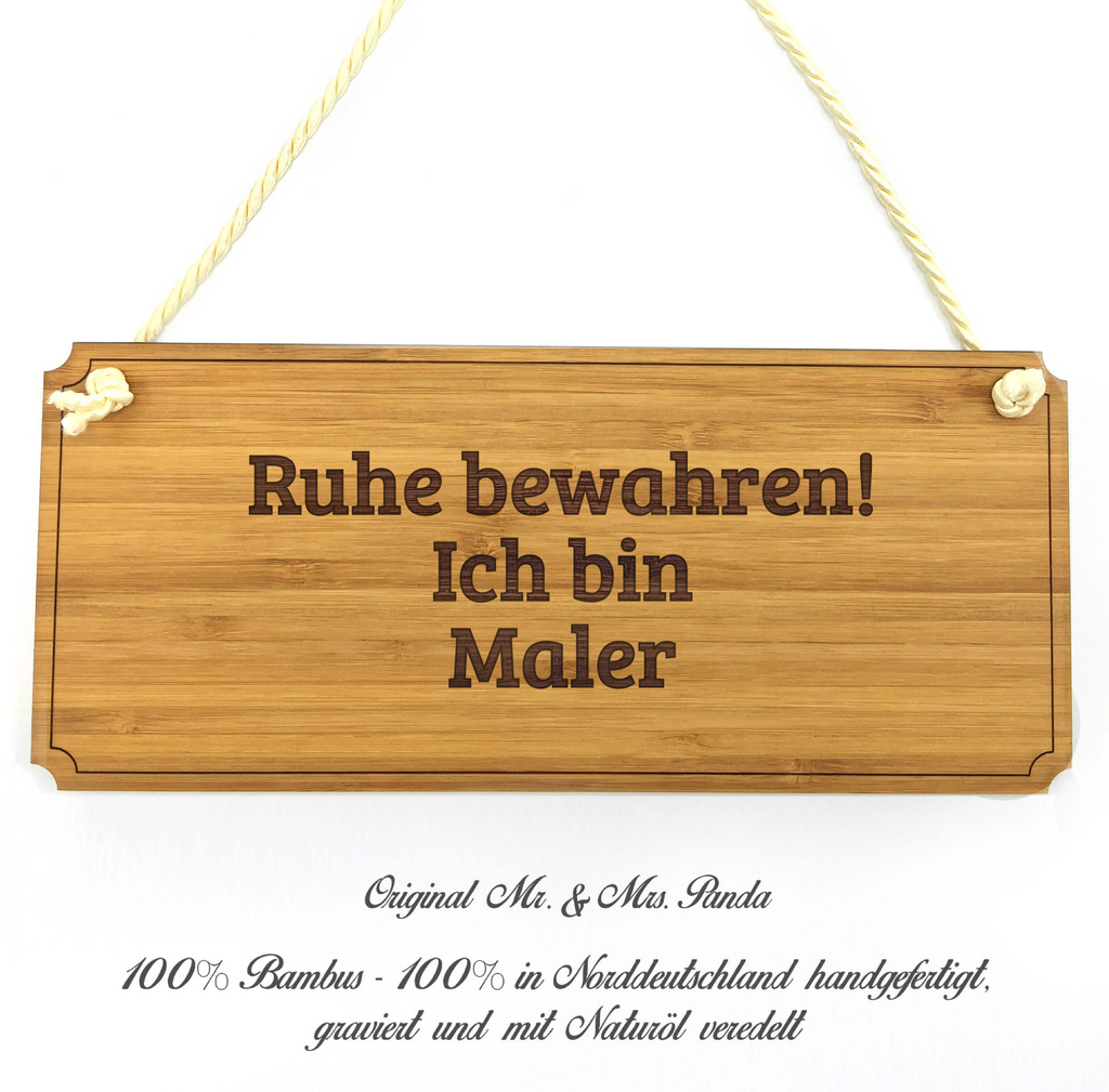 Türschild Classic Schild Maler Dekoschild, Schild, Wanddeko, Werbeschild, Holzschild, Reklameschild, Türschild, Küchenschild, Wandschild, Holztafel, Motivschild, Spruchschild, Landhaus, Shabby, graviert