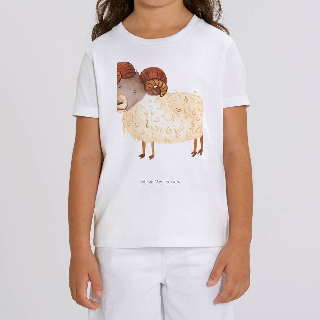 Organic Kinder T-Shirt Sternzeichen Widder Kinder T-Shirt, Kinder T-Shirt Mädchen, Kinder T-Shirt Jungen, Tierkreiszeichen, Sternzeichen, Horoskop, Astrologie, Aszendent, Widder Geschenk, Widder Sternzeichen, Geschenk März, Geschenk April, Geburtstag März, Geburtstag April, Bock, Schafbock