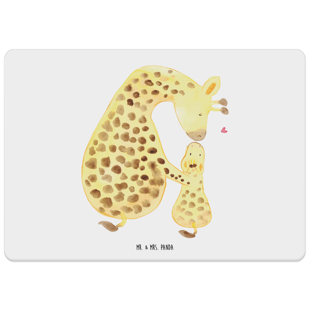 Tischset Giraffe mit Kind Tischset, Tischuntersetzer, Platzset, Tischsets abwaschbar, Tischunterlage, Afrika, Wildtiere, Giraffe, Kind, Mutter, Mama, Tochter, Sohn, Lieblingsmensch