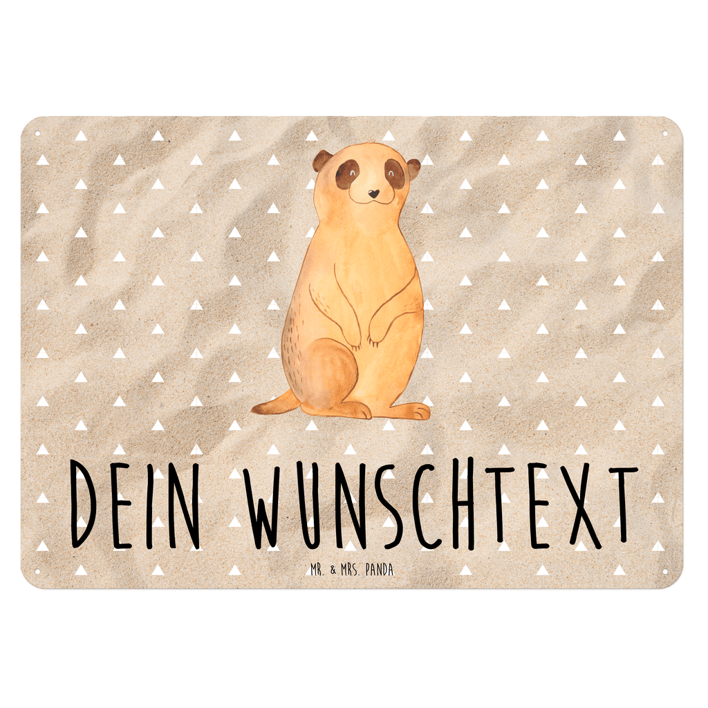 Personalisiertes Blechschild Erdmännchen Blechschild, Metallschild, Geschenk Schild, Schild, Magnet-Metall-Schild, Deko Schild, Wandschild, Wand-Dekoration, Türschild, Afrika, Wildtiere, Erdmännchen, Reisen, Spruch, Weltreise, Afrikareise, Roadtrip, Traveling