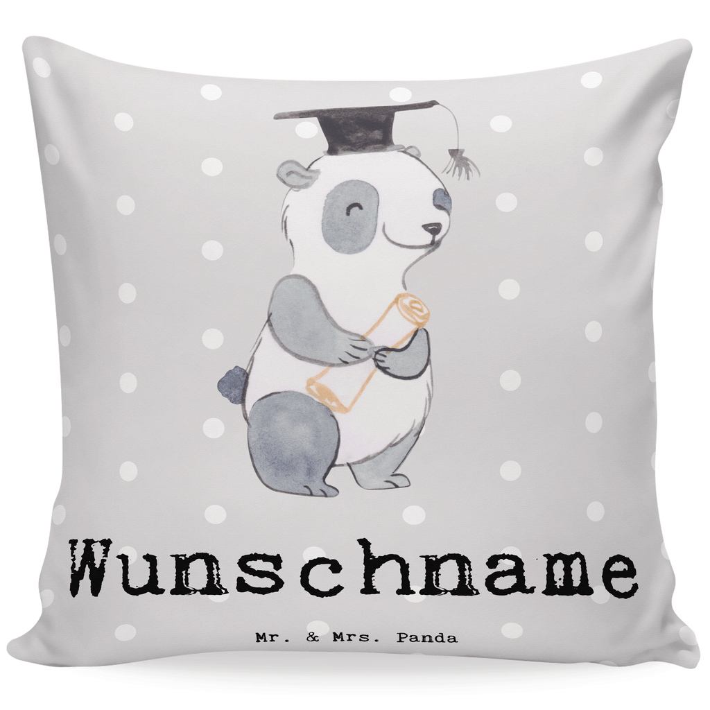 Personalisiertes Kissen Panda Bester Student der Welt Kissen, personalisiert, Name, Wunschname, bedrucken, Kopfkissen, für, Dankeschön, Geschenk, Schenken, Geburtstag, Geburtstagsgeschenk, Geschenkidee, Danke, Bedanken, Mitbringsel, Freude machen, Geschenktipp, Student, Studium, Sohn, Spaß, Musterschüler, lustig, Studienabschluss, witzig, Universität, Abschluss, Alumni, Uni, Studenten, Hochschule