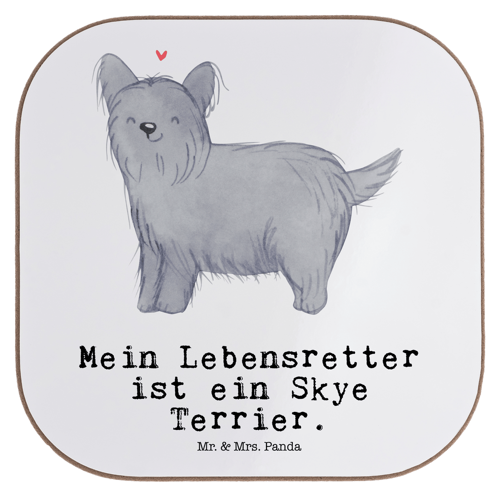 Quadratische Untersetzer Skye Terrier Lebensretter Untersetzer, Bierdeckel, Glasuntersetzer, Untersetzer Gläser, Getränkeuntersetzer, Untersetzer aus Holz, Untersetzer für Gläser, Korkuntersetzer, Untersetzer Holz, Holzuntersetzer, Tassen Untersetzer, Untersetzer Design, Hund, Hunderasse, Rassehund, Hundebesitzer, Geschenk, Tierfreund, Schenken, Welpe, Skye Terrier, Terrier