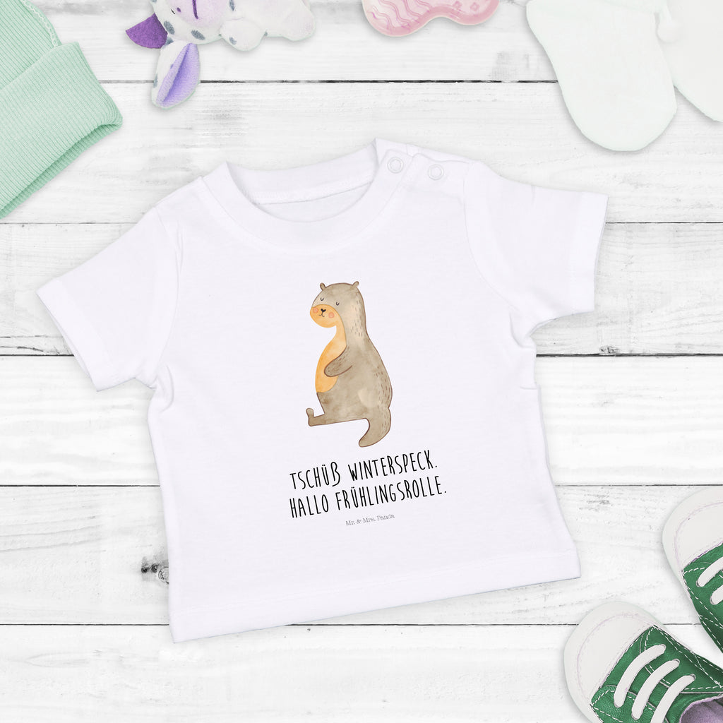 Organic Baby Shirt Otter Bauch Baby T-Shirt, Jungen Baby T-Shirt, Mädchen Baby T-Shirt, Shirt, Otter, Fischotter, Seeotter, Otter Seeotter See Otter