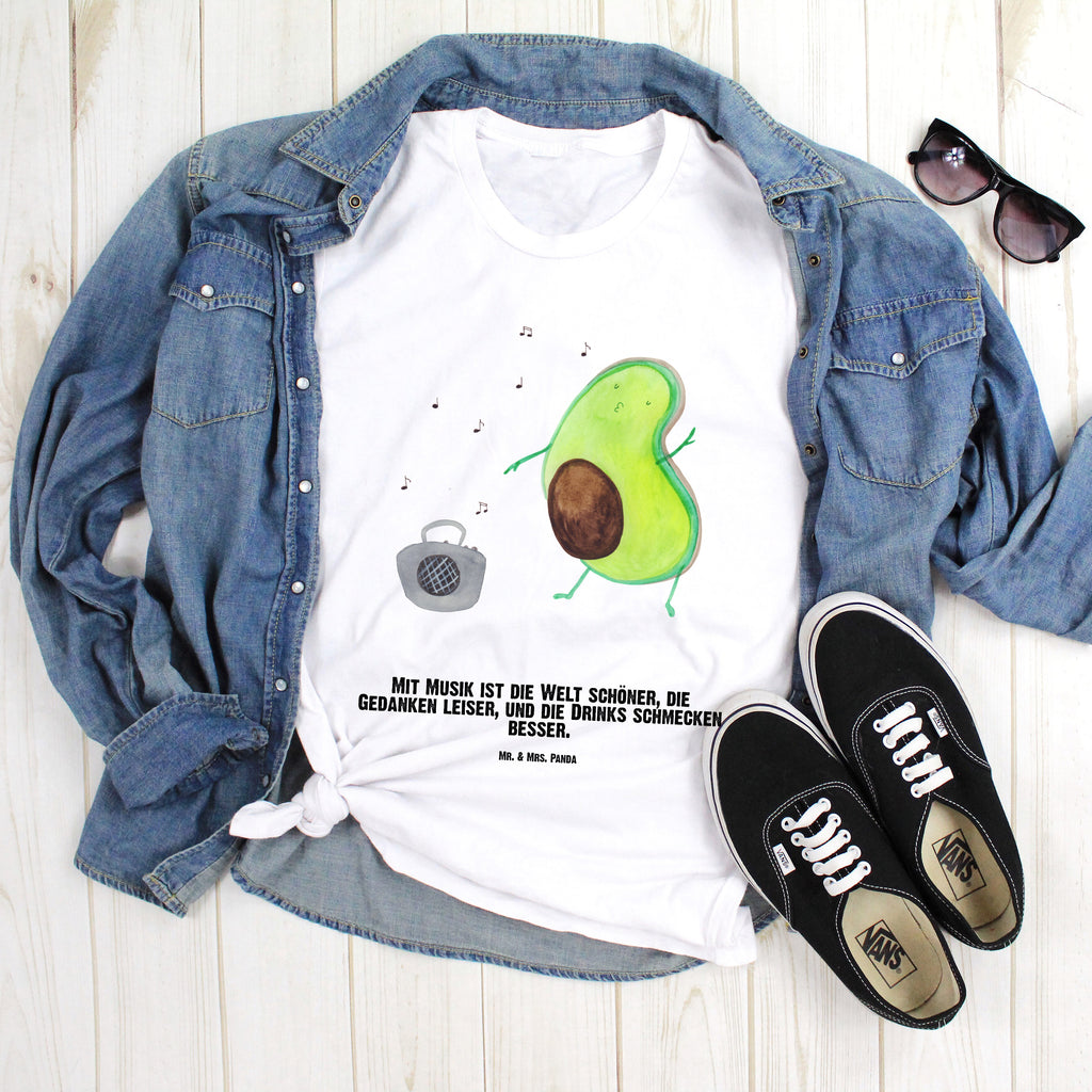 Personalisiertes T-Shirt Avocado tanzt T-Shirt Personalisiert, T-Shirt mit Namen, T-Shirt mit Aufruck, Männer, Frauen, Wunschtext, Bedrucken, Avocado, Veggie, Vegan, Gesund