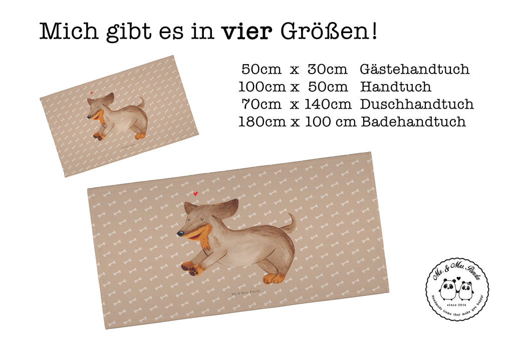 Handtuch Hund Dackel Handtuch, Badehandtuch, Badezimmer, Handtücher, groß, Kinder, Baby, Hund, Hundemotiv, Haustier, Hunderasse, Tierliebhaber, Hundebesitzer, Sprüche, Hunde, Dackel, Dachshund, happy dog