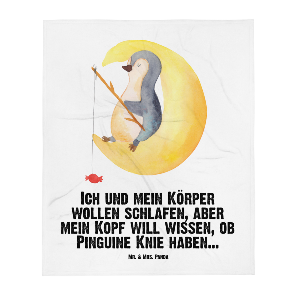 Babydecke Pinguin Mond Babydecke, Babygeschenk, Geschenk Geburt, Babyecke Kuscheldecke, Krabbeldecke, Pinguin, Pinguine, Spruch, schlafen, Nachtruhe, Einschlafen, Schlafzimmer, Schlafstörungen, Gästezimmer