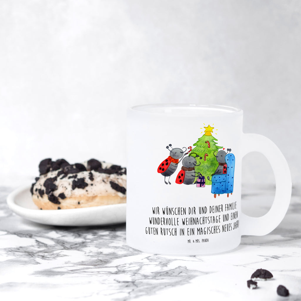 Teetasse Weihnachten Smörle Teetasse, Teeglas, Teebecher, Tasse mit Henkel, Tasse, Glas Teetasse, Teetasse aus Glas, Winter, Weihnachten, Weihnachtsdeko, Nikolaus, Advent, Heiligabend, Wintermotiv, Weihnachtsbaum, Geschenk, Pfefferminzstange, Tannennadeln