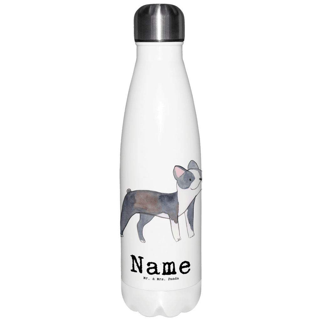 Personalisierte Thermosflasche Boston Terrier Lebensretter Personalisierte Isolierflasche, Personalisierte Thermoflasche, Personalisierte Trinkflasche, Trinkflasche Mit Namen, Wunschname, Bedrucken, Namensflasche, Hund, Hunderasse, Rassehund, Hundebesitzer, Geschenk, Tierfreund, Schenken, Welpe, Boston Terrier