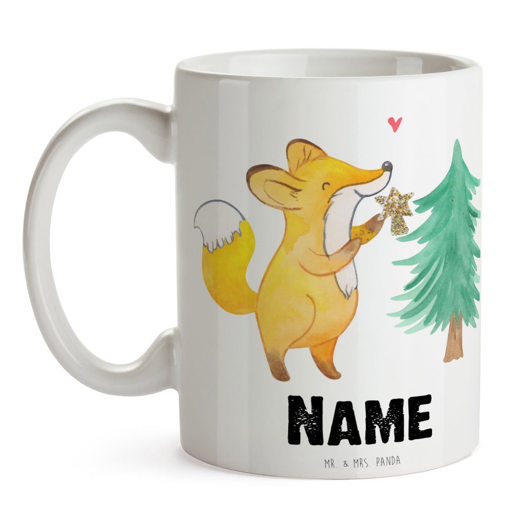 Personalisierte Tasse Fuchs  Weihnachtsbaum Personalisierte Tasse, Namenstasse, Wunschname, Personalisiert, Tasse, Namen, Drucken, Tasse mit Namen, Winter, Weihnachten, Weihnachtsdeko, Nikolaus, Advent, Heiligabend, Wintermotiv, Weihnachtsmann, Weihnachtstage, Fuchs, Schlittschuh, Weihnachtszeit, Weihnachtsdekoration