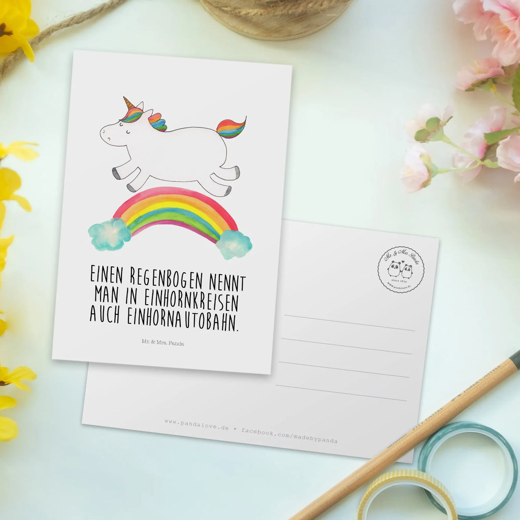 Postkarte Einhorn Regenbogen Postkarte, Karte, Geschenkkarte, Grußkarte, Einladung, Ansichtskarte, Geburtstagskarte, Einladungskarte, Dankeskarte, Ansichtskarten, Einladung Geburtstag, Einladungskarten Geburtstag, Einhorn, Einhörner, Einhorn Deko, Pegasus, Unicorn, Regenbogen, Glitzer, Einhornpower, Erwachsenwerden, Einhornautobahn