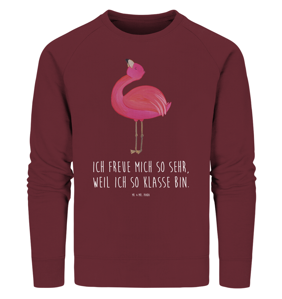 Organic Pullover Flamingo Stolz Pullover, Pullover Männer, Pullover Frauen, Sweatshirt, Sweatshirt Männer, Sweatshirt Frauen, Unisex, Flamingo, stolz, Freude, Selbstliebe, Selbstakzeptanz, Freundin, beste Freundin, Tochter, Mama, Schwester