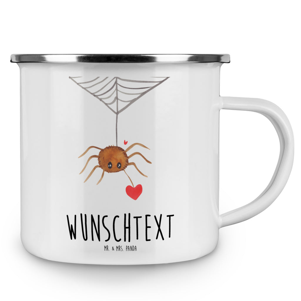 Personalisierte Emaille Tasse Spinne Agathe Liebe Emaille Tasse personalisiert, Emaille Tasse mit Namen, Campingtasse personalisiert, Namenstasse, Campingtasse bedrucken, Campinggeschirr personalsisert, tasse mit namen, personalisierte tassen, personalisierte tasse, tasse selbst gestalten, tasse bedrucken, tassen bedrucken, Spinne Agathe, Spinne, Agathe, Videos, Merchandise, Liebe, Verliebt, Liebesbeweis, Liebesgeschenk