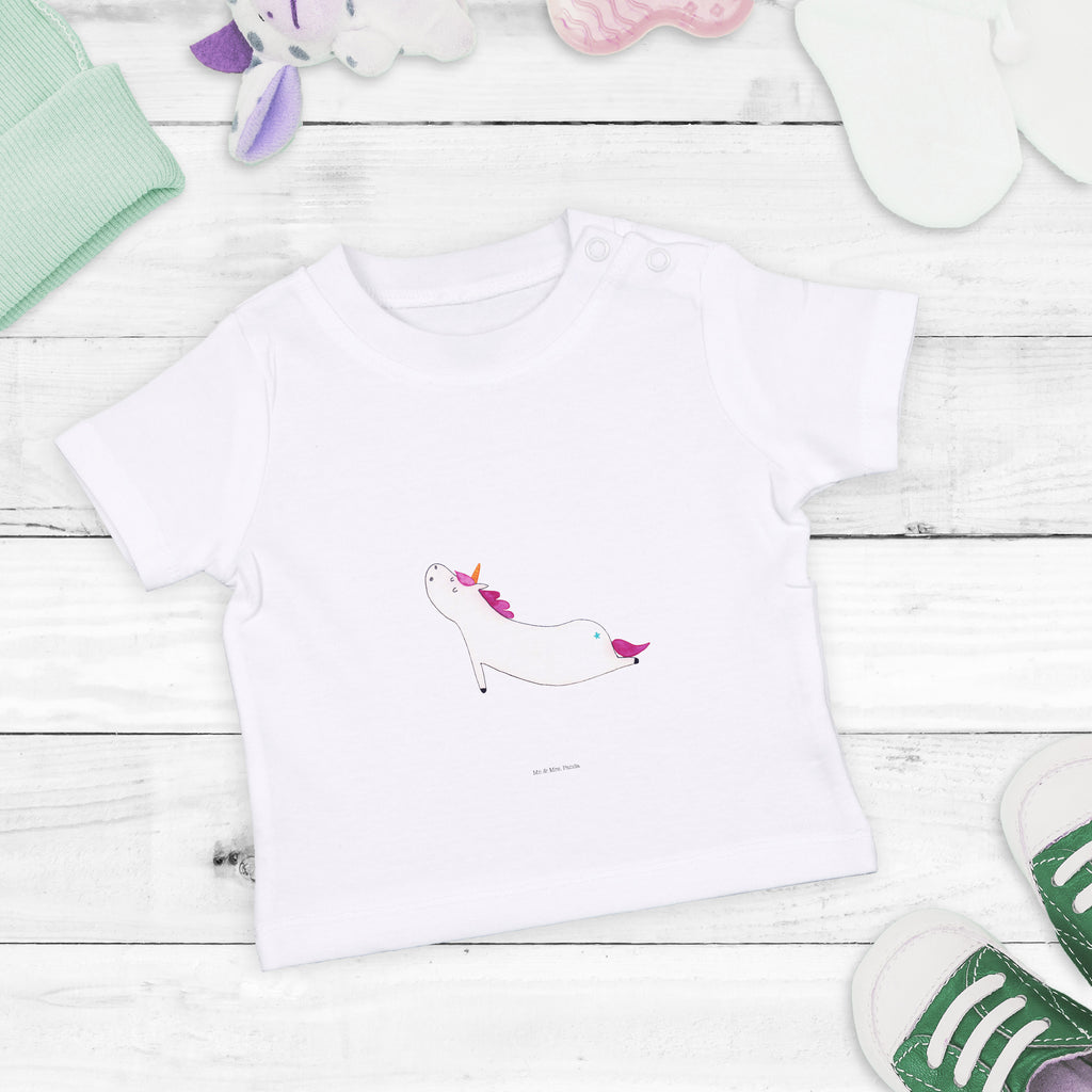 Organic Baby Shirt Einhorn Yoga Baby T-Shirt, Jungen Baby T-Shirt, Mädchen Baby T-Shirt, Shirt, Einhorn, Einhörner, Einhorn Deko, Pegasus, Unicorn, Yoga, Namaste, Achtsamkeit, Entspannung, Joga, Yogamatte, Sport, lustig, witzig, süß