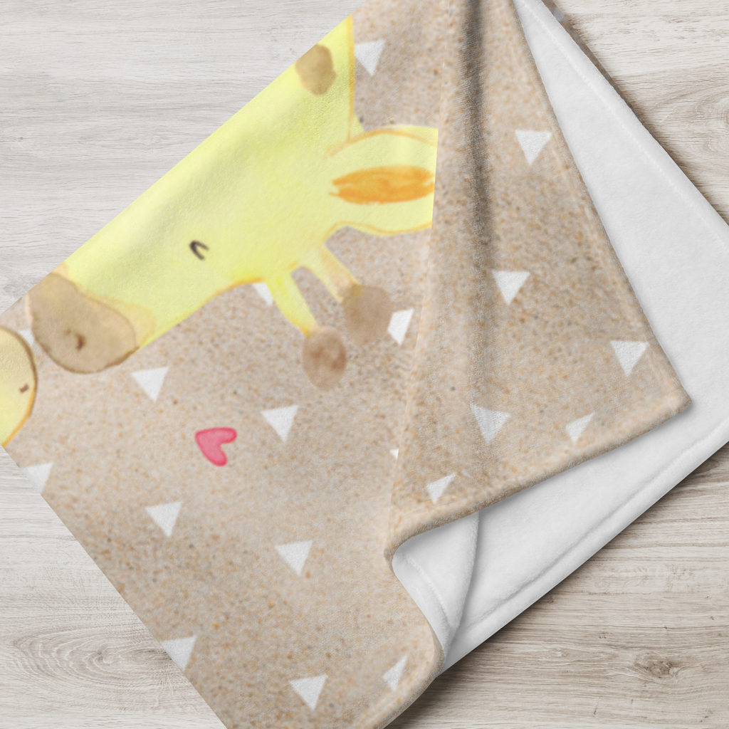 Babydecke mit Namen Giraffe mit Kind Babdyecke personalisiert, Babydecke mit Namen, Babydecke bedrucken, Babygeschenk personalisiet, Babygeschenk mit Namen, Krabbeldecke mit Namen, Krabbeldecke personalisiert, Afrika, Wildtiere, Giraffe, Kind, Mutter, Mama, Tochter, Sohn, Lieblingsmensch