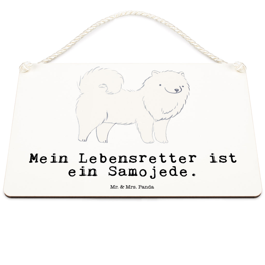 Deko Schild Samojede Lebensretter Dekoschild, Deko Schild, Schild, Tür Schild, Türschild, Holzschild, Wandschild, Wanddeko, Hund, Hunderasse, Rassehund, Hundebesitzer, Geschenk, Tierfreund, Schenken, Welpe, Samojede, Samojedenhund, Samojedenspitz