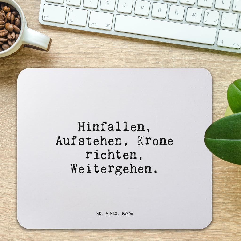 Mauspad Sprüche und Zitate Hinfallen, Aufstehen, Krone richten, Weitergehen. Mousepad, Computer zubehör, Büroausstattung, PC Zubehör, Arbeitszimmer, Mauspad, Einzigartiges Mauspad, Designer Mauspad, Mausunterlage, Mauspad Büro, Spruch, Sprüche, lustige Sprüche, Weisheiten, Zitate, Spruch Geschenke, Spruch Sprüche Weisheiten Zitate Lustig Weisheit Worte