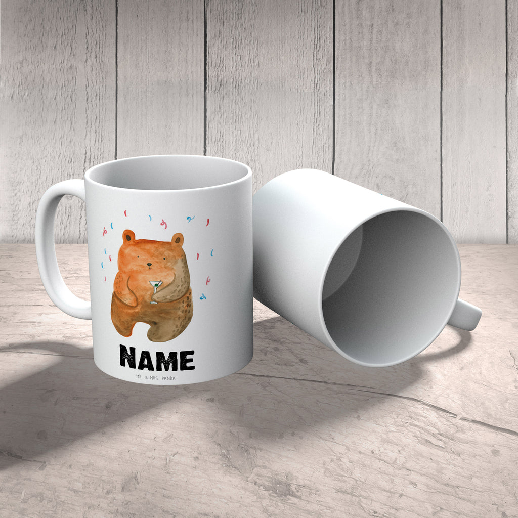 Personalisierte Tasse Bär Party Personalisierte Tasse, Namenstasse, Wunschname, Personalisiert, Tasse, Namen, Drucken, Tasse mit Namen, Bär, Teddy, Teddybär, Geburtstag, Geburtstagsgeschenk, Geschenk, Party, Feiern, Abfeiern, Mitbringsel, Gute Laune, Lustig