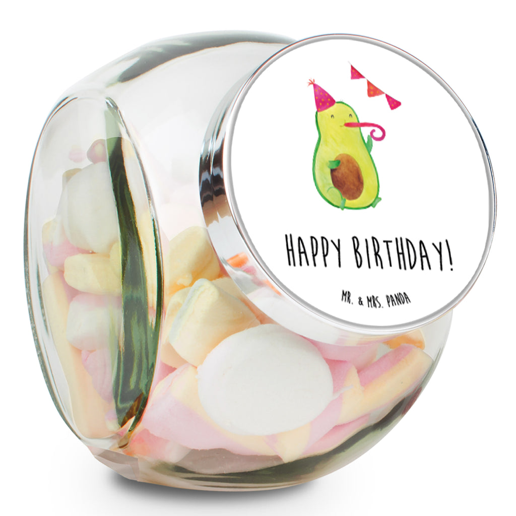 Bonbonglas Avocado Birthday Vorratsdose, Vorratsbehälter, Süßigkeitenglas, Süßigkeitendose, Kaffeedose, Müslidose, Teedose, Keksbehälter, Keksedose, Glasdose, Glasbälter, Vorratsglas, Küchenbehälter, Aufbewahrungsdose, Aufbewahungsglas, Gewürzdose, Küchenorganizer, Snackdose, Avocado, Veggie, Vegan, Gesund