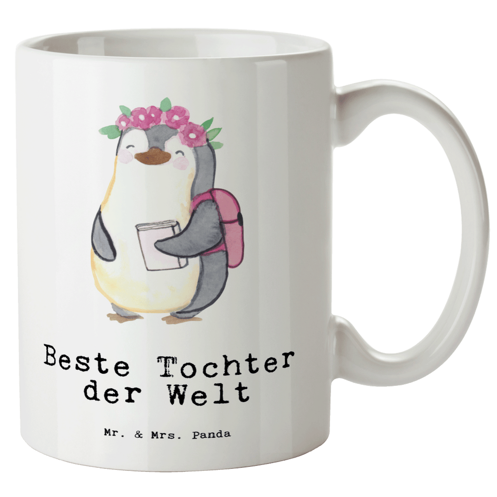 XL Tasse Pinguin Beste Tochter der Welt XL Tasse, Große Tasse, Grosse Kaffeetasse, XL Becher, XL Teetasse, spülmaschinenfest, Jumbo Tasse, Groß, für, Dankeschön, Geschenk, Schenken, Geburtstag, Geburtstagsgeschenk, Geschenkidee, Danke, Bedanken, Mitbringsel, Freude machen, Geschenktipp, Tochter, Töchter, Töchterchen, Geburt, Kleine, Mutter, Vater, Kind, Kinder, Familie, Belohnung