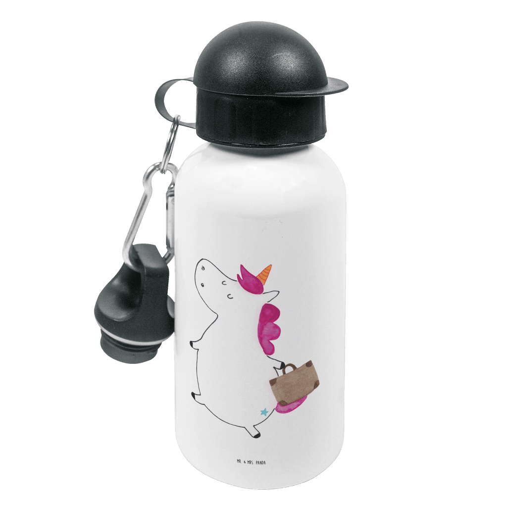 Kindertrinkflasche Einhorn Koffer Kindertrinkflasche, Kinder Trinkflasche, Trinkflasche, Flasche, Kinderflasche, Kinder, Kids, Kindergarten Flasche, Grundschule, Jungs, Mädchen, Einhorn, Einhörner, Einhorn Deko, Pegasus, Unicorn, unicorn, Koffer, Verreisen, Reise, Gepäck, Abenteuer, Erwachsen, Kind, albern, Spaß, lustig, witzig