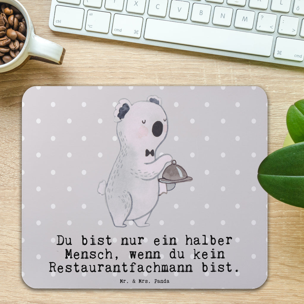 Mauspad Restaurantfachmann mit Herz Mousepad, Computer zubehör, Büroausstattung, PC Zubehör, Arbeitszimmer, Mauspad, Einzigartiges Mauspad, Designer Mauspad, Mausunterlage, Mauspad Büro, Beruf, Ausbildung, Jubiläum, Abschied, Rente, Kollege, Kollegin, Geschenk, Schenken, Arbeitskollege, Mitarbeiter, Firma, Danke, Dankeschön, Restaurantfachmann, Kellner, Servicefachkraft, Restaurant