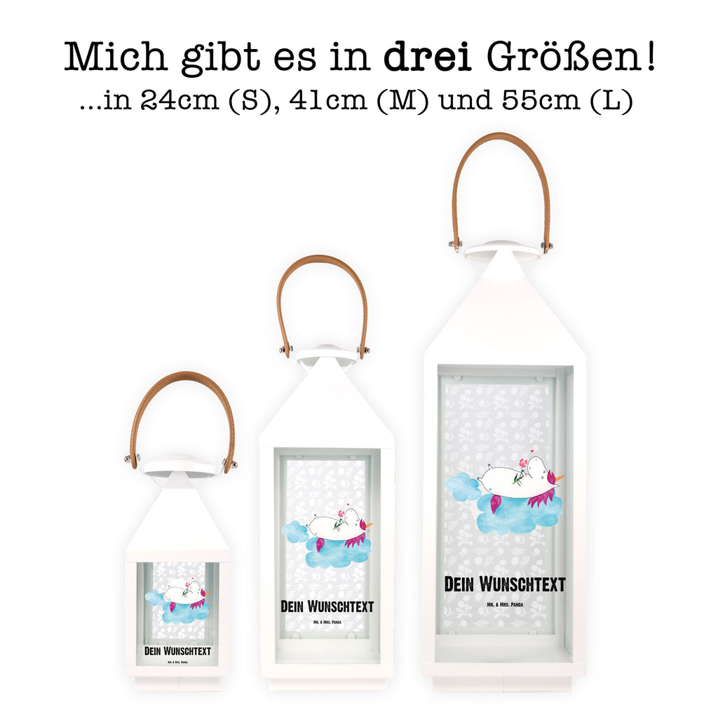 Personalisierte Deko Laterne Einhorn verliebt auf Wolke Gartenlampe, Gartenleuchte, Gartendekoration, Gartenlicht, Laterne kleine Laternen, XXL Laternen, Laterne groß, Einhorn, Einhörner, Einhorn Deko, Pegasus, Unicorn, verliebt, Liebe, Liebesbeweis, Freundin, Wolke